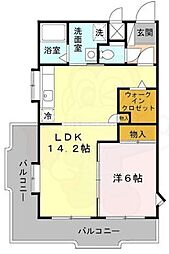 ハイツ東渡辺 3階/-