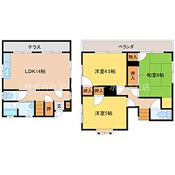江津戸建 3LDKの間取り