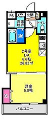 Domani 1DKの間取図画像