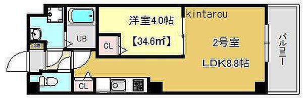 千葉県千葉市中央区神明町(賃貸マンション1LDK・1階・34.60㎡)の写真 その2