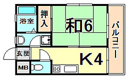 阪急神戸本線 西宮北口駅 徒歩12分 2階/-