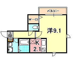 JR東海道・山陽本線 元町駅 バス10分 平野下車 徒歩2分の賃貸マンション 1階1Kの間取り