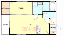 阪神なんば線 福駅 徒歩8分の賃貸アパート