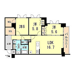物件の間取り