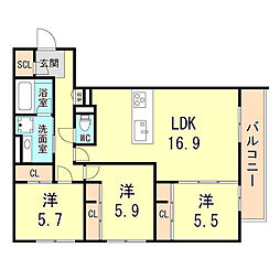 JR東海道・山陽本線 西明石駅 徒歩14分 3階/-