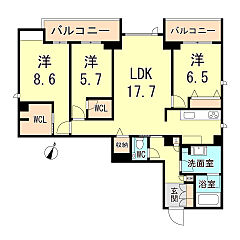 物件の間取り