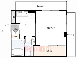 阪急神戸本線 六甲駅 徒歩7分 3階/-