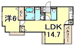 阪神本線 鳴尾・武庫川女子大前駅 徒歩12分 2階/-