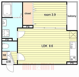 神戸市海岸線 駒ヶ林駅 徒歩5分 3階/-
