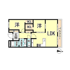 物件の間取り