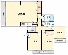 物件の間取り
