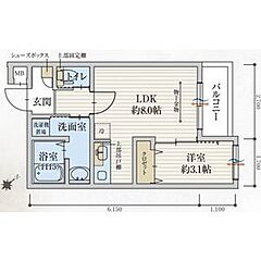 物件の間取り