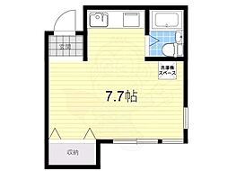 サンハイツ 3階ワンルームの間取り