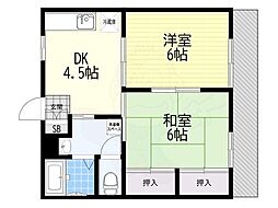 間取図画像 2DK