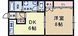 間取図画像 1DK