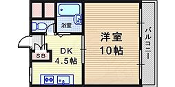 ミサトマンション 1DKの間取図画像