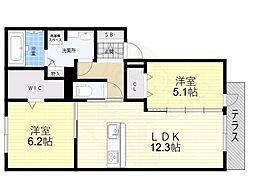 HOUSES.Y2 2LDKの間取図画像