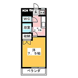 間取図画像 1K