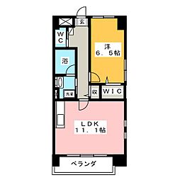 ソラーナ川口 1LDKの間取図画像