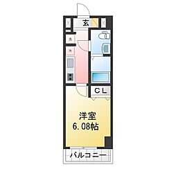 GENOVIA西川口V 1Kの間取図画像