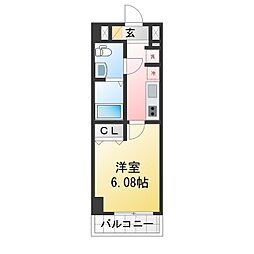 GENOVIA西川口V 1Kの間取図画像