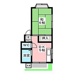 間取図画像 1DK