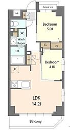 S-RESIDENCE東浦和agua 2LDKの間取図画像