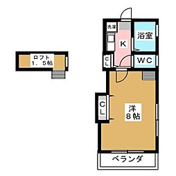 間取図画像 1K