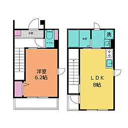 Little　Glee 1階1LDKの間取り