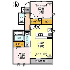 物件の間取り