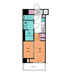 MAXIVCROSお花茶屋 2Kの間取図画像