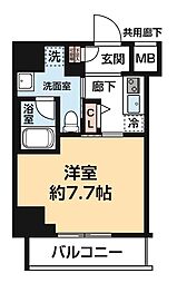ARCOBALENO HORIKIRISHOBUEN 1Kの間取図画像