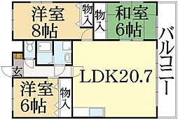 間取図画像 3LDK