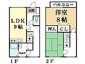 京田辺市東鍵田 2階建 築23年のイメージ