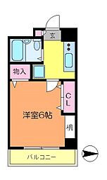 JR京浜東北・根岸線 川崎駅 バス11分 台町下車 徒歩1分の賃貸マンション 5階1Kの間取り