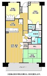 間取図画像 3LDK