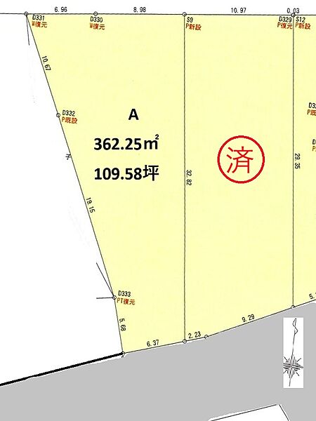 区画図：322000617140