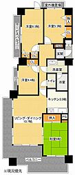 ファミール・ヒルズ西浜松 4LDKの間取図画像