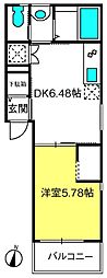 間取図画像 1DK