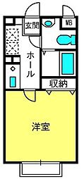 グリーンクラブ大宮 1Kの間取図画像
