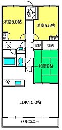 サエラ宮原 3LDKの間取図画像