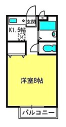 ReDEAL大宮 1Kの間取図画像