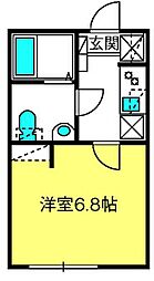 アスコット大宮北 1Kの間取図画像