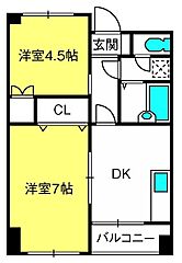 物件の間取り