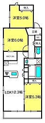 スピカ 3LDKの間取図画像