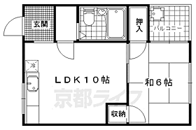 コーポ中村  ｜ 京都府京都市山科区大塚野溝町（賃貸マンション1LDK・3階・36.30㎡） その2