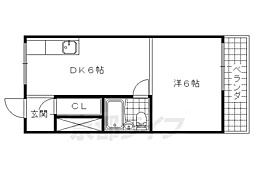 間取図画像 1DK