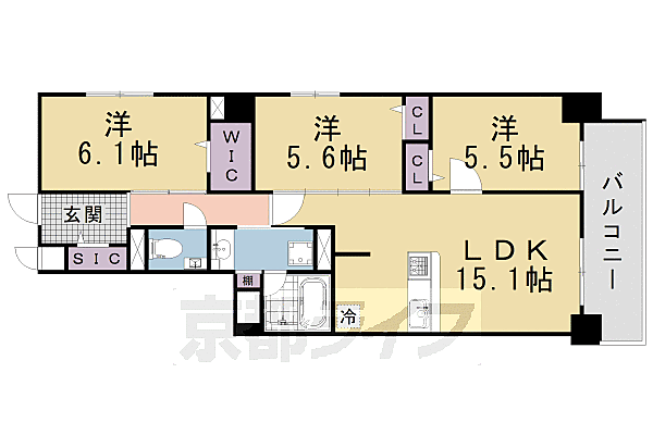 同じ建物の物件間取り写真 - ID:226061420208