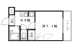 エクセレント山田 102 ｜ 京都府京都市山科区安朱馬場ノ東町（賃貸マンション1K・1階・23.45㎡） その2