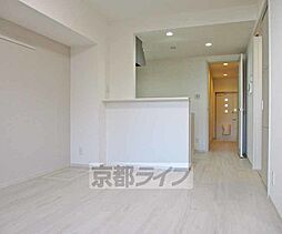 JR奈良線 木幡駅 徒歩1分の賃貸アパート 1階1LDKのリビング/ダイニング